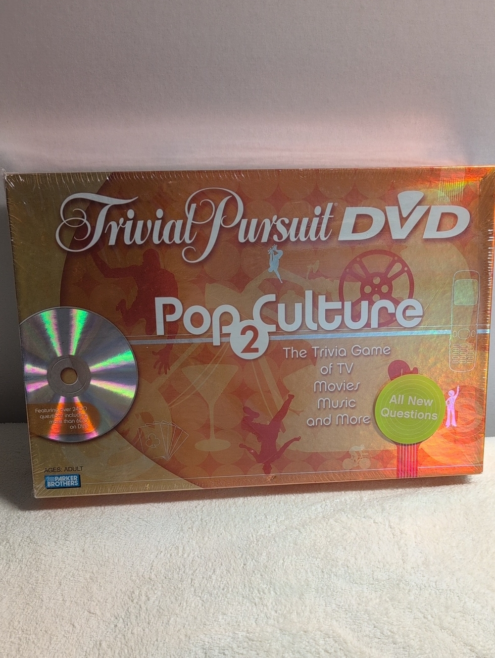 DVD Pop Culture 2 Trivia Game - Gold/Orange